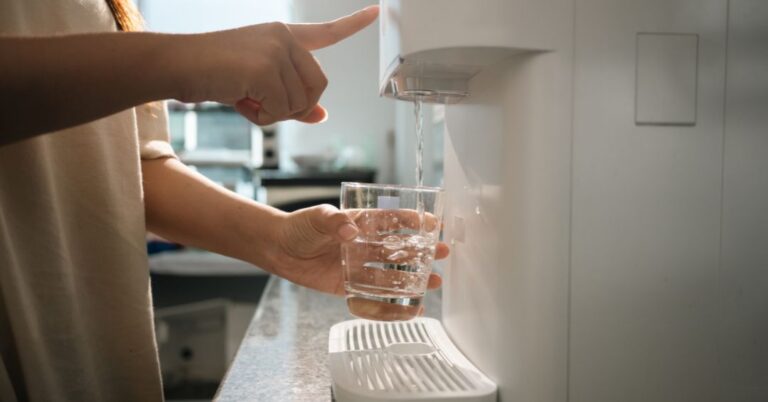 Água sem controle de temperatura