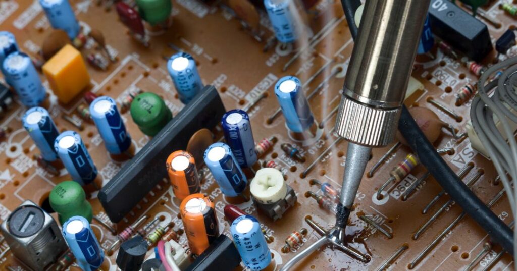 placa eletronica com falhas ou sem funcionamento